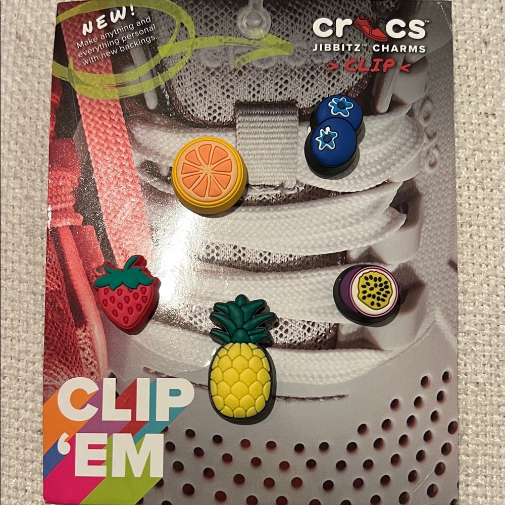 CROCS Jibbitz Fruit Charm Collection